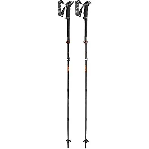 Produktbild: LEKI Makalu FX Carbon Stöcke, Black-orange-naturalcarbon, 110-130cm