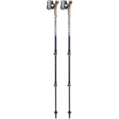 Produktbild: LEKI Traveller Carbon Stöcke, midnightblue-Dark metallic, 90-130cm