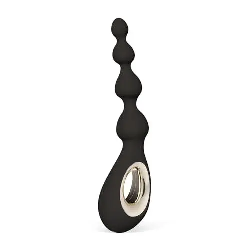 Produktbild: LELO SORAYA Beads Anal Vibrator mit Perlen und Bow-Motion-Technologie sowie 8 Vibrationsmustern, Anal Kugeln, Black