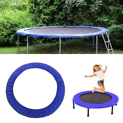 Produktbild: lembrd Trampolin Randabdeckung, Ø 91cm 96cm 114cm 127cm 137cm 152 cm, 100 UV-beständig Reißfest Federabdeckung Randschutz, Wasserdichtes Oxford-Tuch Trampolinzubehör