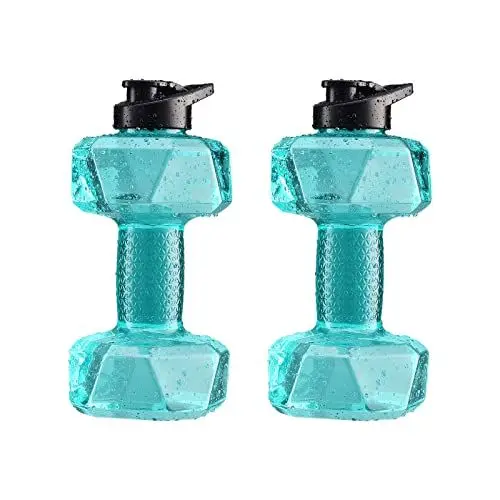 Produktbild: LEMCC 2 Stück Wasserhanteln, mit Wasser Befüllbare Hanteln, Schwimmende Wasserhanteln, Wassergewichte für Poolübungen, Schwimmhandstangen, Wasserfitness-Wasseraerobic-Ausrüstung für Erwachsene,(Grün)