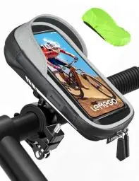 Produktbild: LEMEGO Handyhalterung Fahrrad Wasserdicht Handyhalter Motorrad Handy Halterung 360°Drehbarem Lenkertasche für 4.7-7 Zoll Smartphone mit Regenhaube und Reflektierend Fahrrad