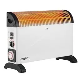 Produktbild: LEMODO Elektroheizung | Mobile Konvektor Heizung | Elektrische Heizung mit 3 Leistungsstufen (750W / 1.250W / 2.000W) | Heizgerät ohne Gas und ohne Öl | Energiesparender Elektroheizkörper