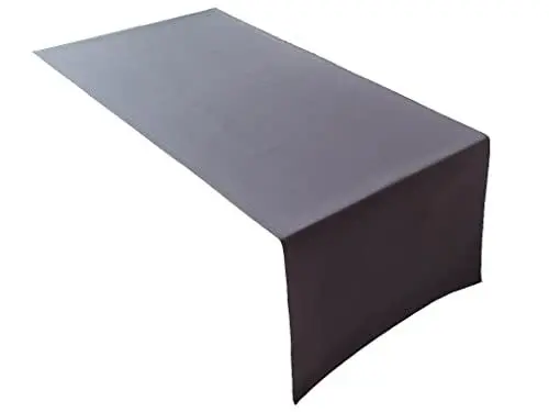 Produktbild: Lemos Home Hochwertiger Tischläufer Tischwäsche aus 100% Baumwolle Kollektion Konzept, Farbe & Größe wählbar (Tischläufer - 30x100cm, Basaltgrau)