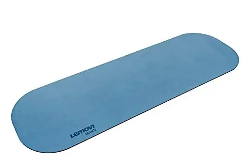 Produktbild: Lemovi® Gymnastikmatte mit Tragegurt rutschfest Naturkautschuk Yogamatte Gepolstert & rutschfest Fitnessmatte,190cm Länge 80cm Breite und 1cm Höhe - indigoblau (indigoblau, Extra breit)
