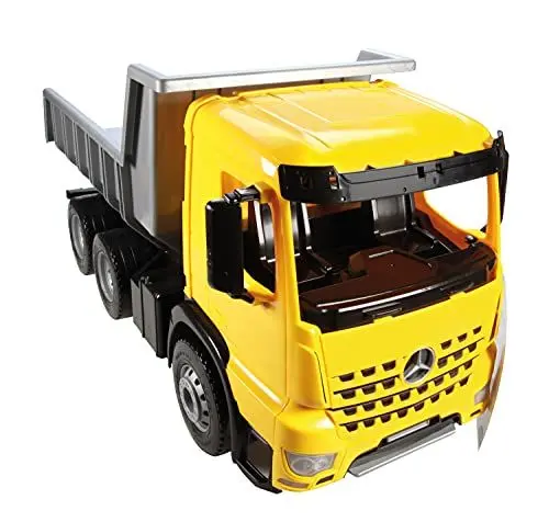 Produktbild: Lena 02065 - Starke Riesen Muldenkipper Mercedes Benz Arocs, ca. 67 cm, großer Kipper mit 3 Achsen und verriegelbarer Kippmulde, robustes Baustellen Spielfahrzeug Kipplaster für Kinder ab 3 Jahre