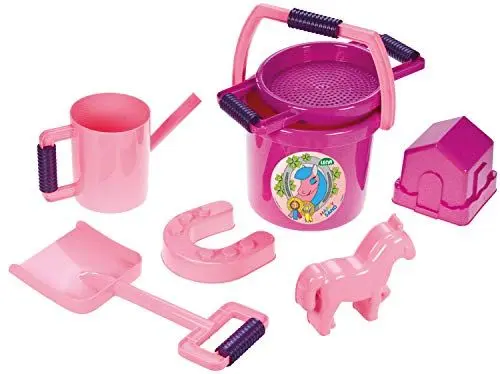 Produktbild: Lena 05445 - Happy Sand Spielset Pon, 7-teilig, Pink