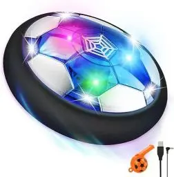Produktbild: lenbest Air Power- Fussball Geschenke - LED Wiederaufladbar Indoor Fußball - Kinderspielzeug Kinder Spielzeug ab 3 4 5 6 7 8 9 10 Jahre Jungen - Hover Ball