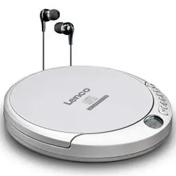 Produktbild: Lenco CD-201 - Tragbarer CD-Player Walkman - Diskman - CD Walkman - MP3 Funktion - Antishock - Mit Kopfhörern und Mikro USB Ladekabel - Silber