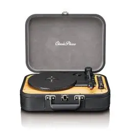 Produktbild: Lenco Classic Phono TT-116 Bluetooth-Plattenspieler mit 3 Geschwindigkeiten - 33, 45 und 78 U/min - Vintage-Vinyl-Plattenspieler - RCA-Ausgang - Stereo Lautsprecher - schwarz