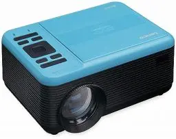 Produktbild: Lenco LPJ-500 - Bluetooth Beamer - Mini Beamer - DVD Player - 2800 Lumen - 30.000 Stunden Lebensdauer - Full HD - Bluetooth 5.0-2 x HDMI - USB - SD Port - AV-in - VGA - Blau