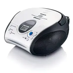 Produktbild: Lenco SCD-24BT CD-Player für Kinder - CD-Radio - Bluetooth - Boombox - Titelspeicher - Batteriebetrieb - 2 x 1,5 W RMS-Leistung - weiß