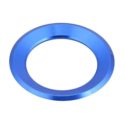 Produktbild: Lenkrad Logo Kappen Aufkleber Aufkleber Ring Emblem Abzeichen Logo Abdeckung Auto Innendekoration Zubehör für 6 7 B7 (Blau)