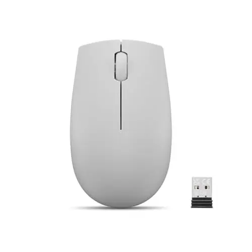 Produktbild: Lenovo 300 Wireless Compact Mouse|Arctic Grey