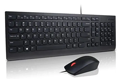 Produktbild: Lenovo 4X30L79921 Tastatur Usb Qwerty Uk Englisch Schwarz - Tastaturen (Standard, Verkabelt, Usb, Qwerty, Schwarz, Maus Enthalten)