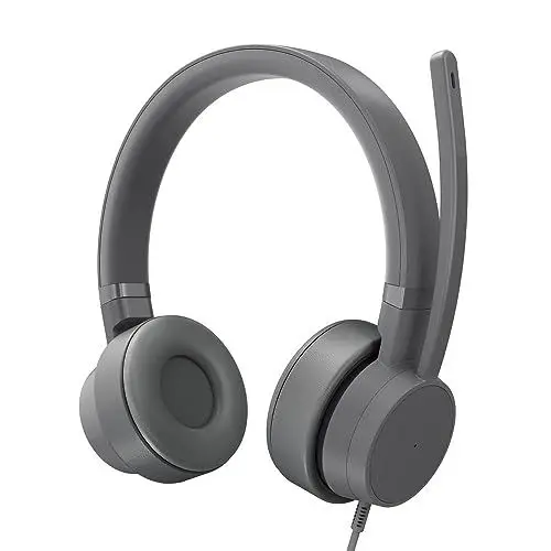 Produktbild: Lenovo Go Wired ANC-Headset (Sturmgrau), GXD1C99243