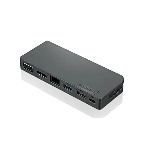 Produktbild: Lenovo Powered USB-C Travel Hub (4X90S92381), Black