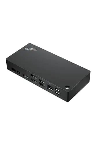 Produktbild: Lenovo ThinkPad Universal USB-C Dockingstation 40AY0090EU, schwarz