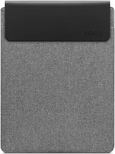 Produktbild: Lenovo Yoga Laptophülle|14,5 Zoll|Magnetverschluss|schlank & leicht, aus recycelten Materialien|Separates Zubehörfach|grau