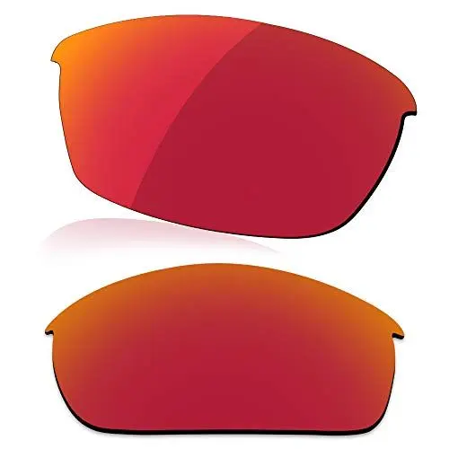 Produktbild: LenzReborn Polarisierte Linse Ersatz für Oakley Flak Jacket Sonnenbrille – mehr Optionen Gr. Einheitsgröße, Feuerrot – polarisiert, verspiegelt