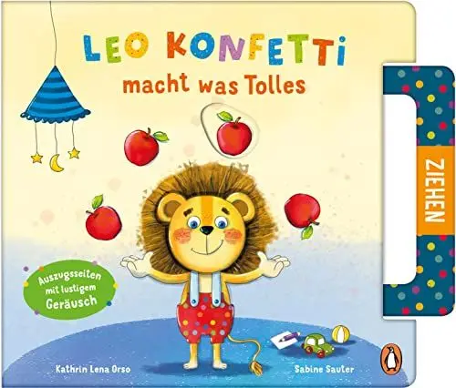 Produktbild: Leo Konfetti macht was Tolles: Ein Pappbilderbuch für Kinder ab 2 mit Auszugsseiten und lustigem Geräusch (Die Leo-Konfetti-Reihe, Band 2)