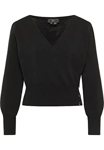 Produktbild: LEOMIA Women's Strickpullover, Schwarz, XS/S