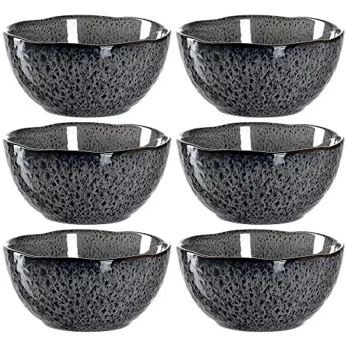 Produktbild: LEONARDO HOME 018579 MATERA Keramikschale 12 cm anthrazit 6er Set, Keramik