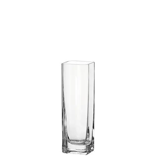 Produktbild: LEONARDO HOME Kasten-Vase Lucca, moderne Blumenvase, handgefertigtes Unikat in rechteckiger Form aus Glas, H 25 x B 8-cm, 014380