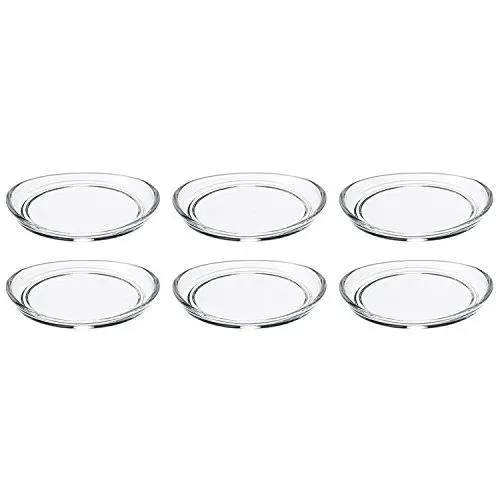 Produktbild: LEONARDO HOME Loop Untersetzer, Glas, klar, 10 x 10.5 x 1.5 cm, 6