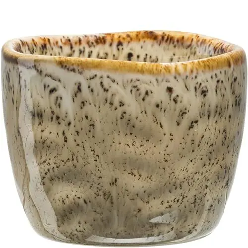 Produktbild: LEONARDO Matera Eierbecher - Eier Becher aus Keramik - Durchmesser 5,2 cm, Höhe 4 cm - Einfach zu reinigen, spülmaschinenfest - Eierbecher beige
