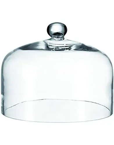 Produktbild: Leonardo Cupola Glocke mit Knopf, Höhe 22 cm, Durchmesser 29 cm, handgefertigtes Klarglas, 042619