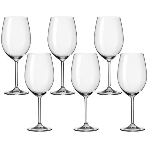 Produktbild: Leonardo Daily Bordeaux-Gläser, Rotwein-Kelch mit Stiel, spülmaschinenfeste Wein-Gläser, 6er Set, 640 ml, 063317