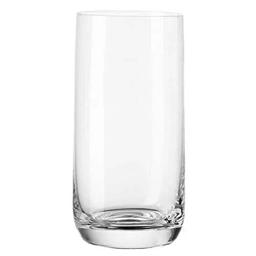 Produktbild: Leonardo Daily Trink-Gläser 1 Stück, spülmaschinenfestes Wasser-Glas, geradliniger Glas-Becher, Getränke-Glas, Saft-Gläser, groß, 330 ml, 063325
