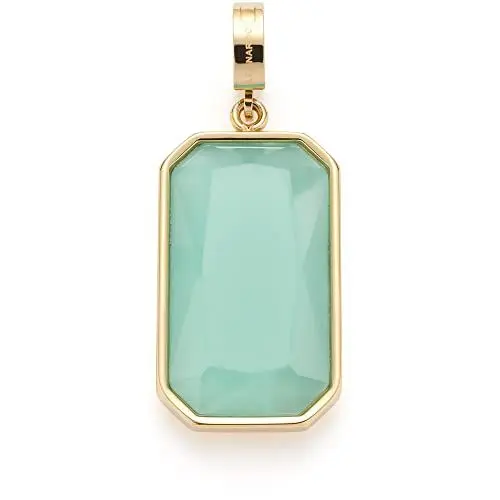 Produktbild: Leonardo Jewels Clip&Mix Amazonia Anhänger, Ketten-Anhänger aus Edelstahl, lagunenblauer opake Glasstein mit Facettenschliff, Damen-Schmuck, 022880