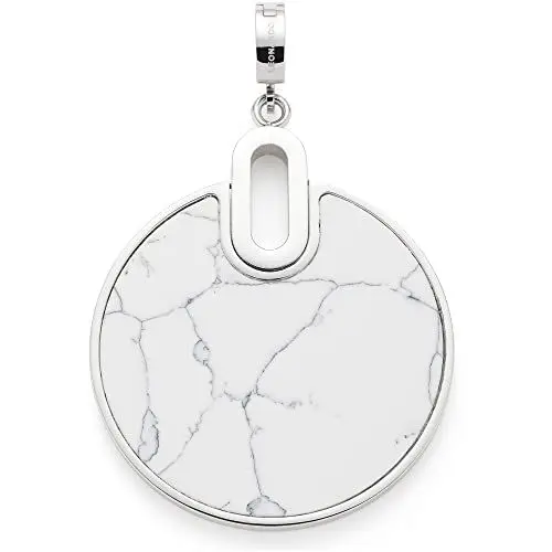 Produktbild: Leonardo Jewels Clip&Mix Marmori Anhänger, Ketten-Anhänger aus Edelstahl, Marmor-Amulett, Marmor-Stein, Damen Schmuck, 022881