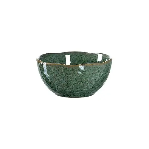 Produktbild: Leonardo Matera Keramik-Schale, 1 Stück, spülmaschinengeeignetes Dessert-Schälchen, 1 mikrowellenfeste Snackschale, grün Ø 12 cm 380 ml, 018583