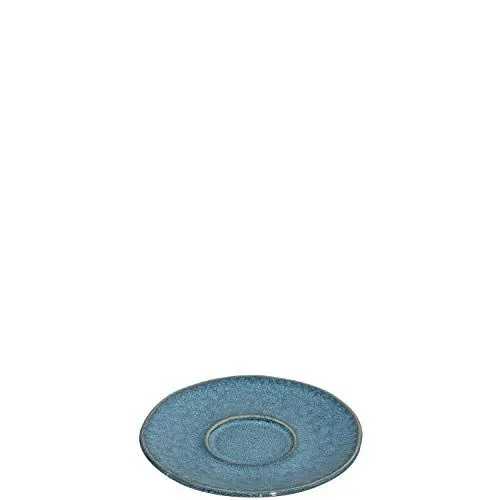 Produktbild: Leonardo Matera Unterteller 1 Stück, spülmaschinengeeigneter Steingut-Unterteller für Espressotassen, 1 Keramik-Untertasse, blau, Ø 11 cm, 018603