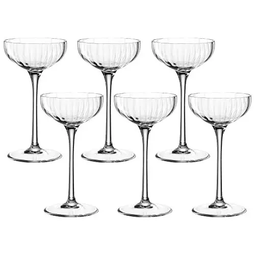 Produktbild: Leonardo Poesia Likörschale 6er Set, spülmaschinengeeignetes Likörglas, Spirituosenglas, Höhe 14 cm, 90 ml, 069168