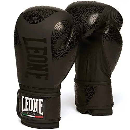 Produktbild: LEONE 1947, Maori-Boxhandschuhe, Unisex-Erwachsene, Schwarz, 10 OZ M, GN070