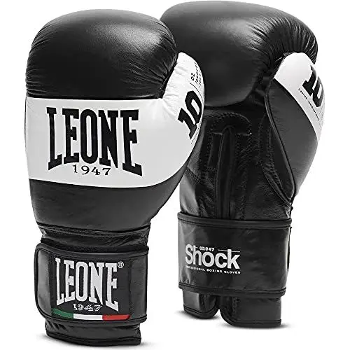 Produktbild: LEONE 1947, Shock-Boxhandschuhe, Unisex-Erwachsene, Schwarz, 10 OZ, GN047