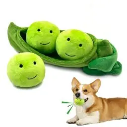 Produktbild: Lepawit Hundespielzeug,Quietschend Interaktives Hundespielzeug,Hund Intelligenzspielzeug für große Mittlere und Kleine Hunde (Erbsenbällchen,3er-Pack)