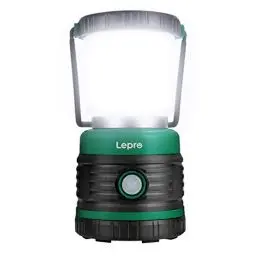Produktbild: Lepro Campinglampe, Super Hell 1500 Lumen Außenleuchten, 4 Leuchtmodi batteriebetriebene Suchscheinwerfer, wasserfeste Notfallleuchte für Stromausfällen, Wandern, Notfall, Angeln und so weiter