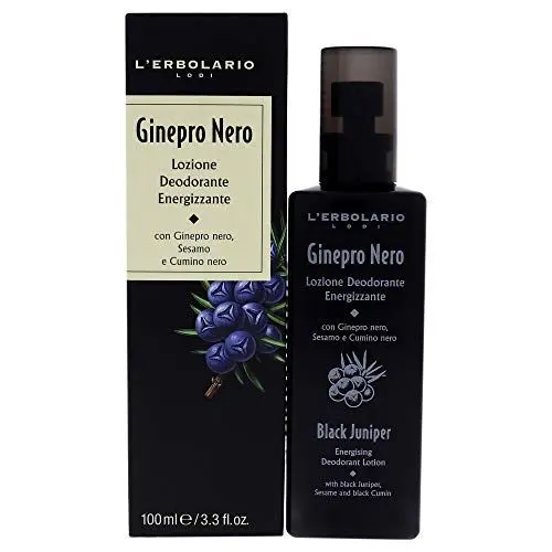 Produktbild: L'Erbolario GINEPRO NERO Energiespendende Deo Lotion , 1er Pack (1 x 100 ml)
