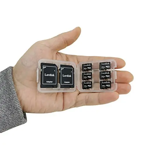 Produktbild: Lerdisk 6 Pack 256MB Micro SD-Karten - Kleine Kapazität, Nicht GB - Ideal für MP3-Player, Stickmaschinen, GPS-Geräte, Digitale Bilderrahmen - Nicht für Kamera oder Handy Geeignet