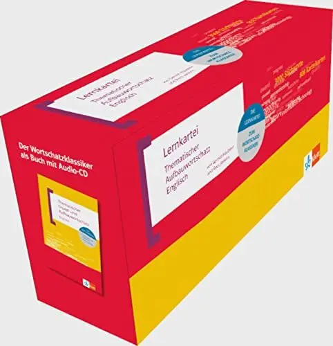 Produktbild: Lernkartei Thematischer Aufbauwortschatz Englisch: Die Lernkartei zum Wortschatzklassiker. Karteikarten