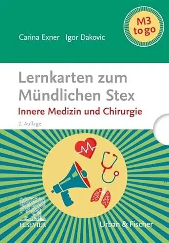 Produktbild: Lernkarten zum Mündlichen Stex: Innere Medizin und Chirurgie