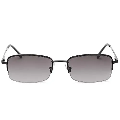 Produktbild: Lesebrille UV400 Schutz Sport Sonnenbrille Blaulichtblockierende Federscharniere Volle Sonne Lesebrille für Unisex Männer Frauen Outdoor Fahrsicherheitsbrillen Getönte Linsenschirme Brillen