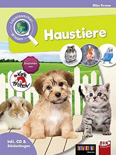 Produktbild: Leselauscher Wissen: Haustiere: Mit Stickerbogen (Leselauscher Wissen: Spannendes Sachwissen für Kinder, mit Hörbuch und Mitmach-Ideen)