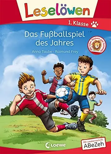 Produktbild: Leselöwen 1. Klasse - Das Fußballspiel des Jahres: Erstlesebuch für Fußballfans ab 6 Jahre