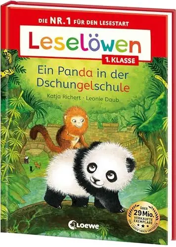 Produktbild: Leselöwen 1. Klasse - Ein Panda in der Dschungelschule: Erstlesebuch für Kinder ab 6 Jahre